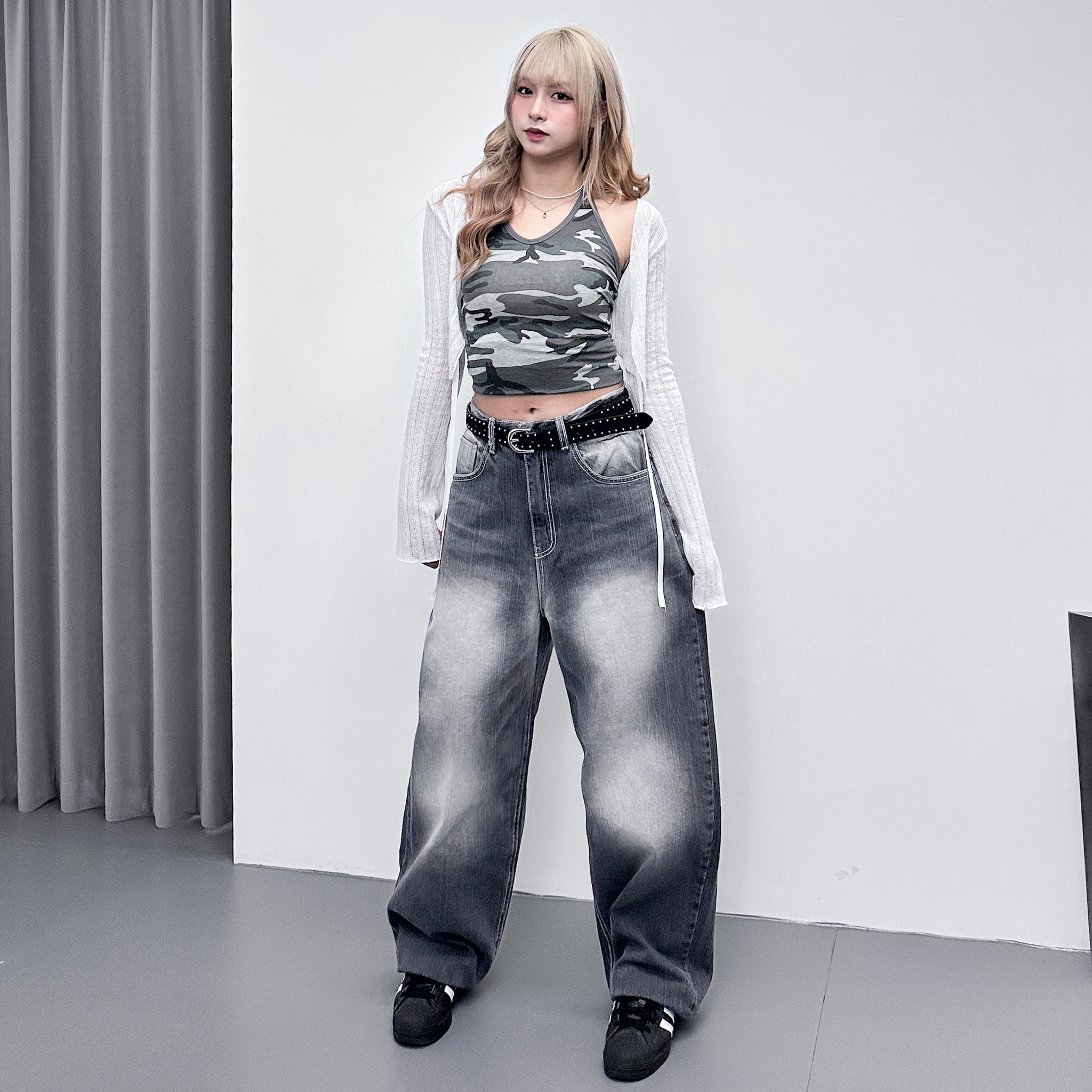ELVA BACK POCKET DENIM PANTS/ 1色