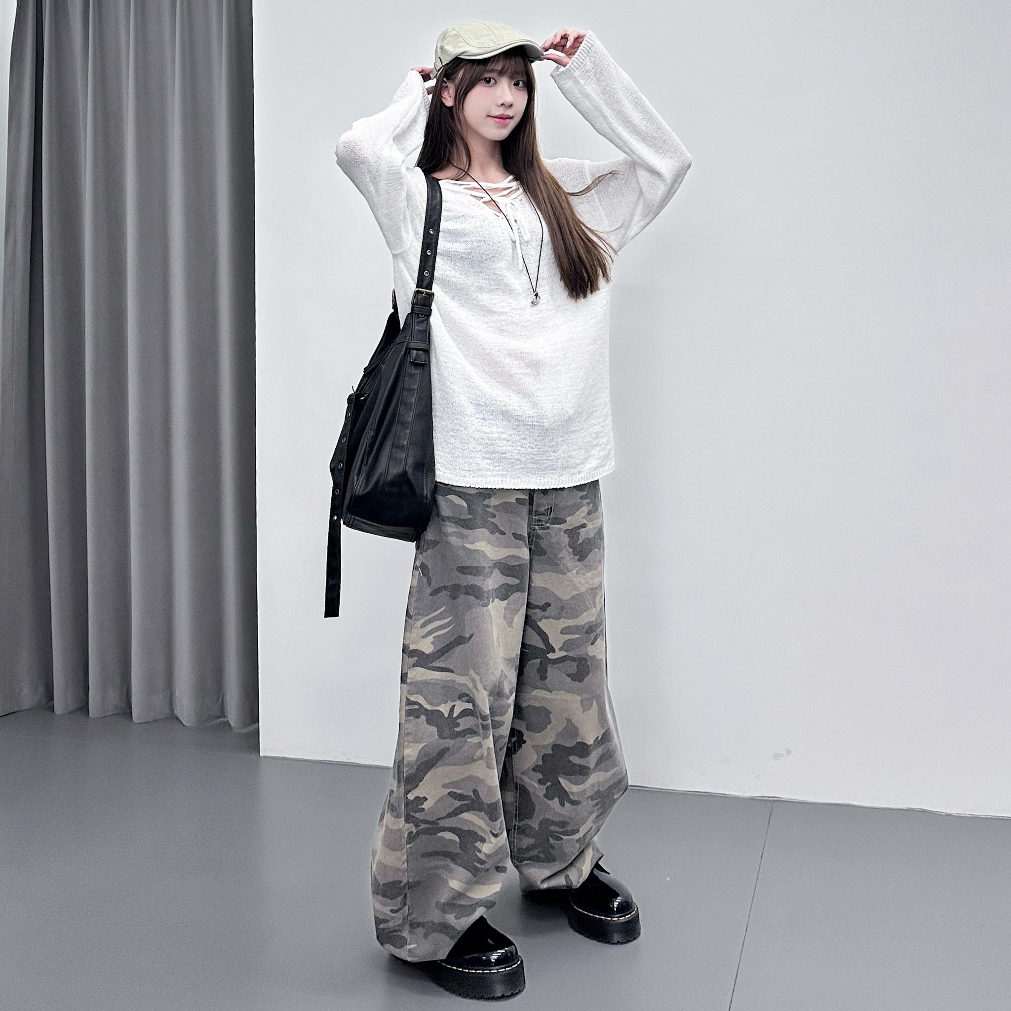 [2WAY] CANNY STRING KNITWEAR/ 3色