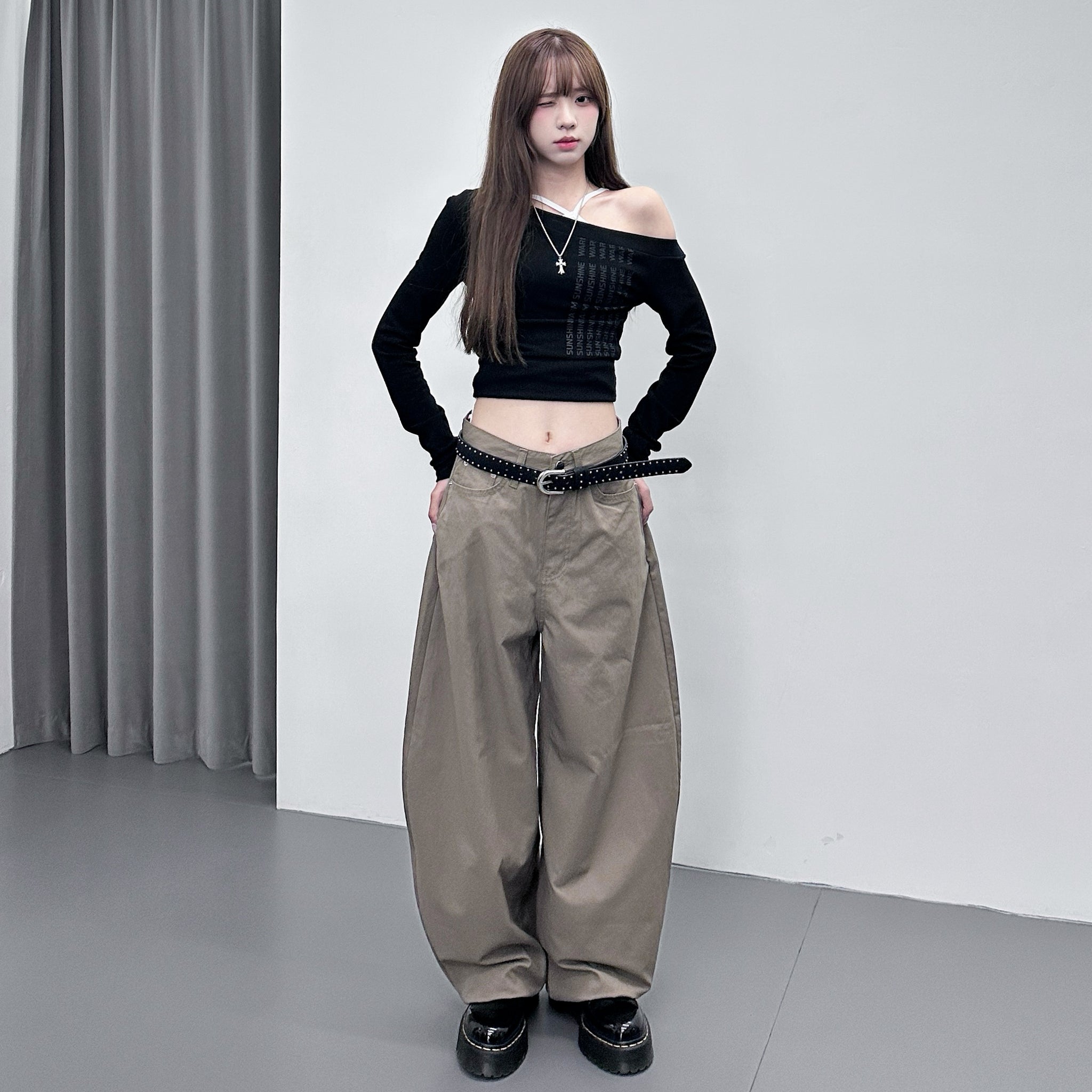 [可調節腰圍] BEST尼龍混棉! 超輕薄SCIMITAR PANTS/ 2色