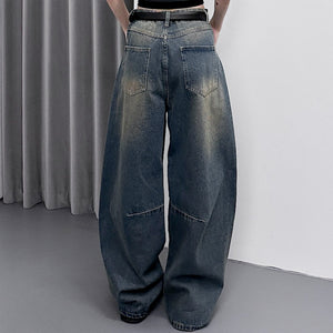 [UNISEX彎刀褲] VINTAGE SCIMITAR DENIM PANTS/ 2色