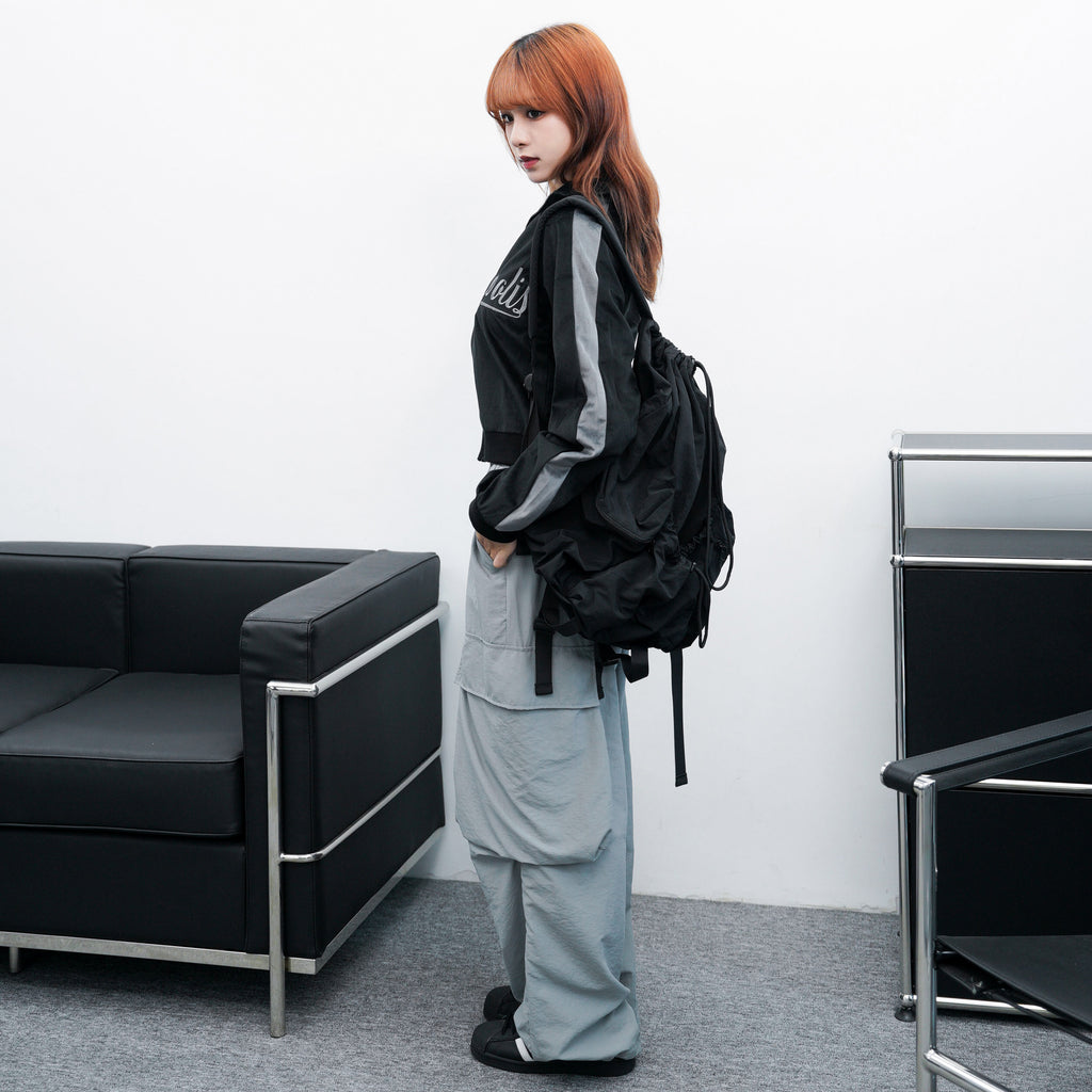 [UNISEX] SWAY BALLON CARGO NYLON PANTS/ 4色
