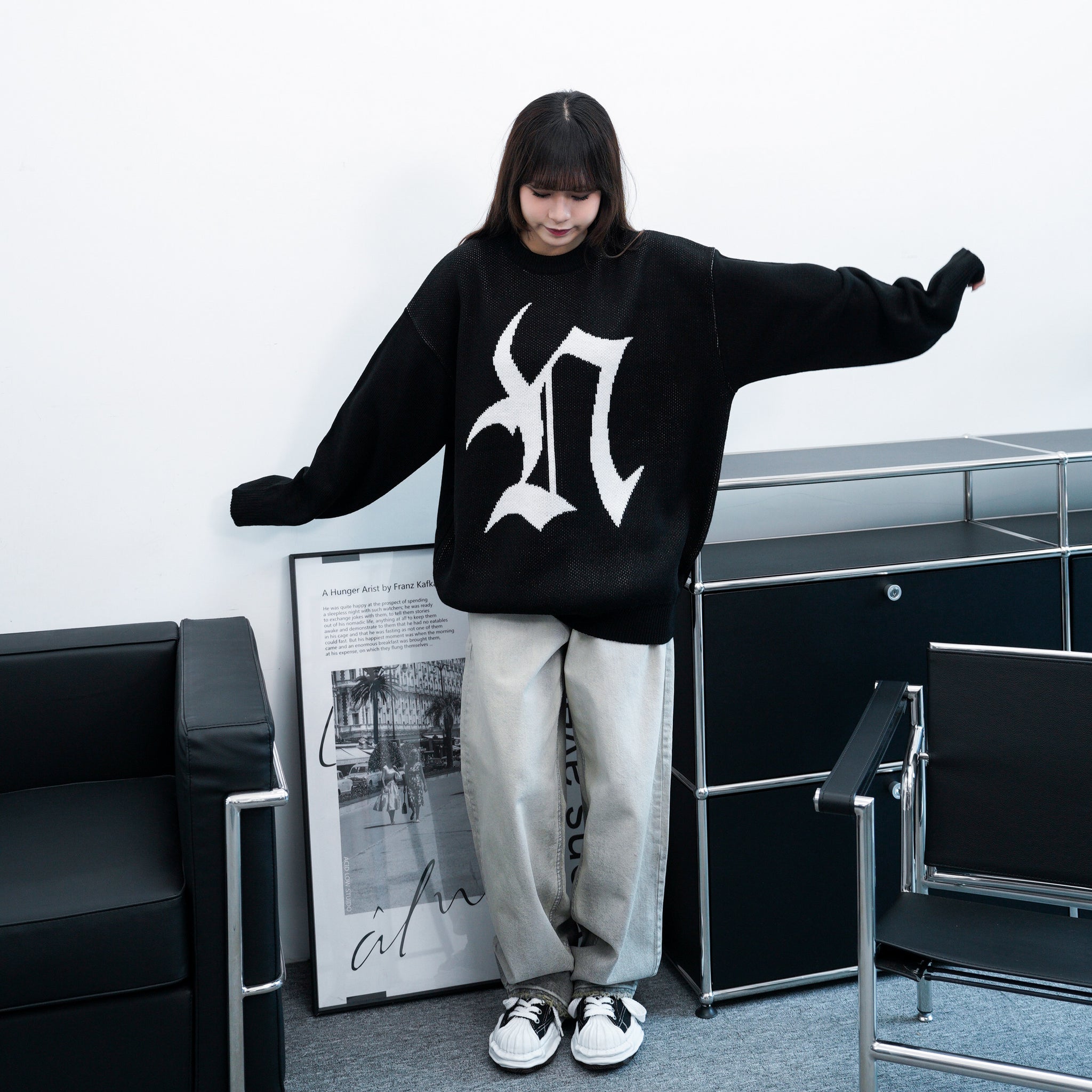 [UNISEX] NEVER NOT OVER KNIT/ 2色