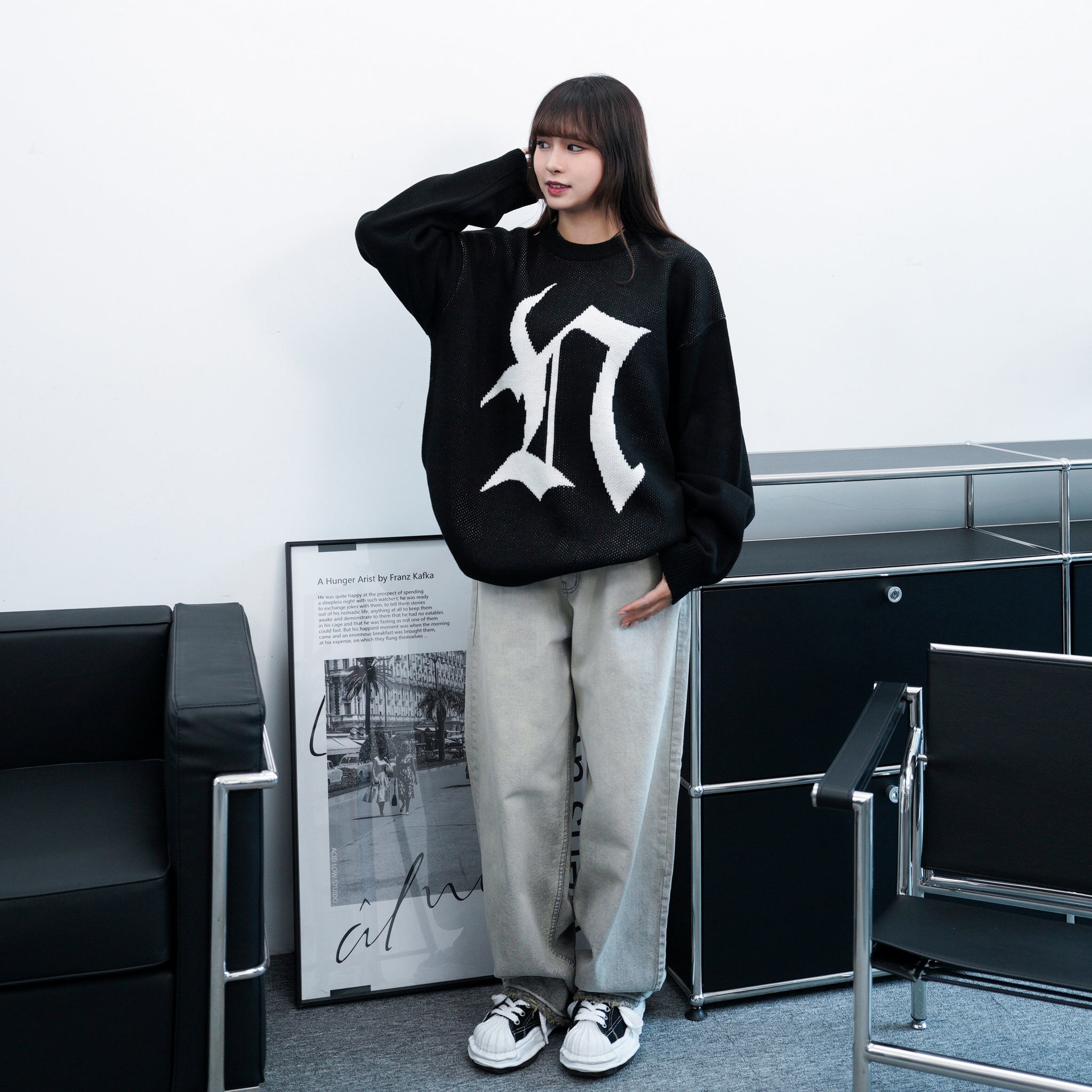 [UNISEX] NEVER NOT OVER KNIT/ 2色