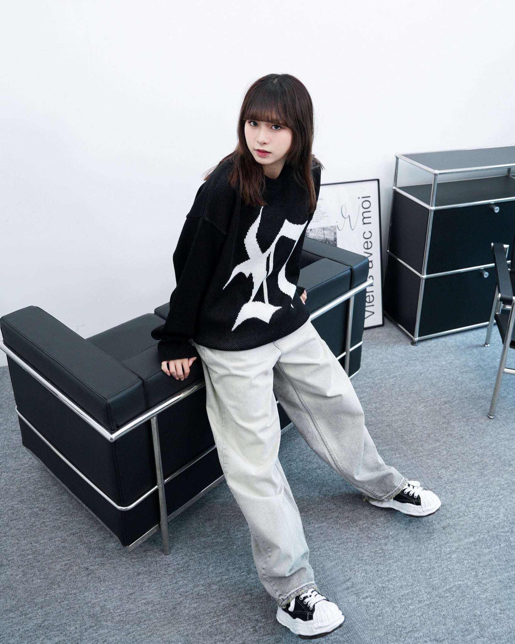 [UNISEX] NEVER NOT OVER KNIT/ 2色