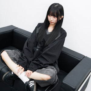 [UNISEX] 水洗BEST STRING CARGO BERMUDA PANTS/ 2色