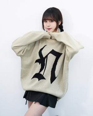 [UNISEX] NEVER NOT OVER KNIT/ 2色