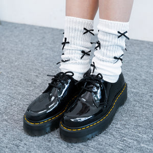 RIBBON BOW SOCKS/ 3色