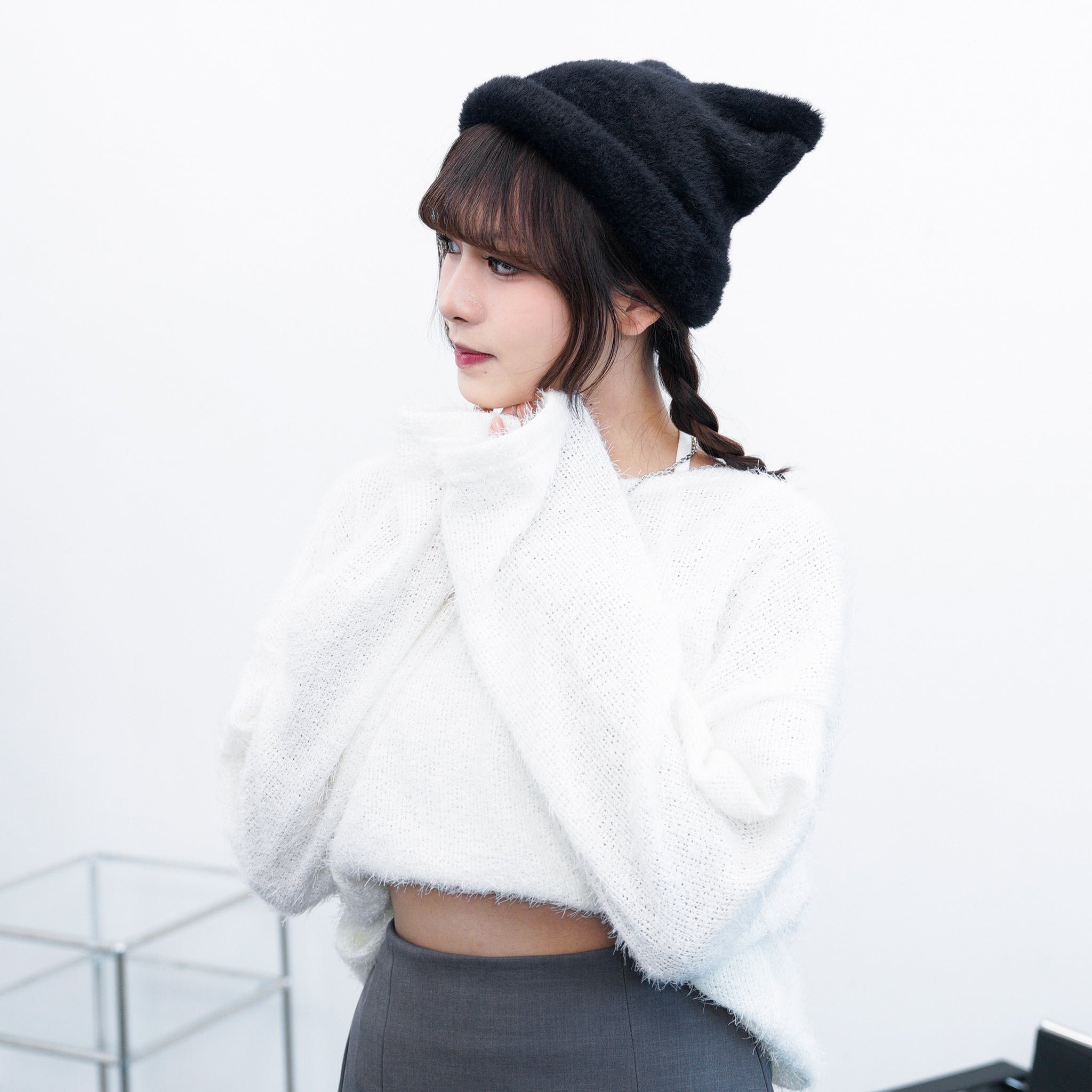 [細頭圍OK] Kitten Soft Beanie/ 2色