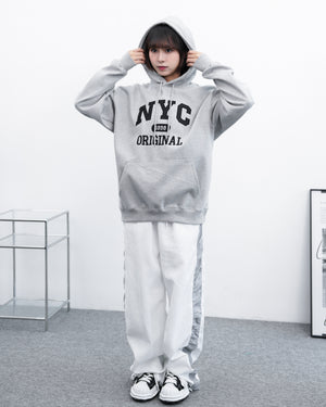 [UNISEX] SIDE SHIRRING NYLON BANDING PANTS/ 3色
