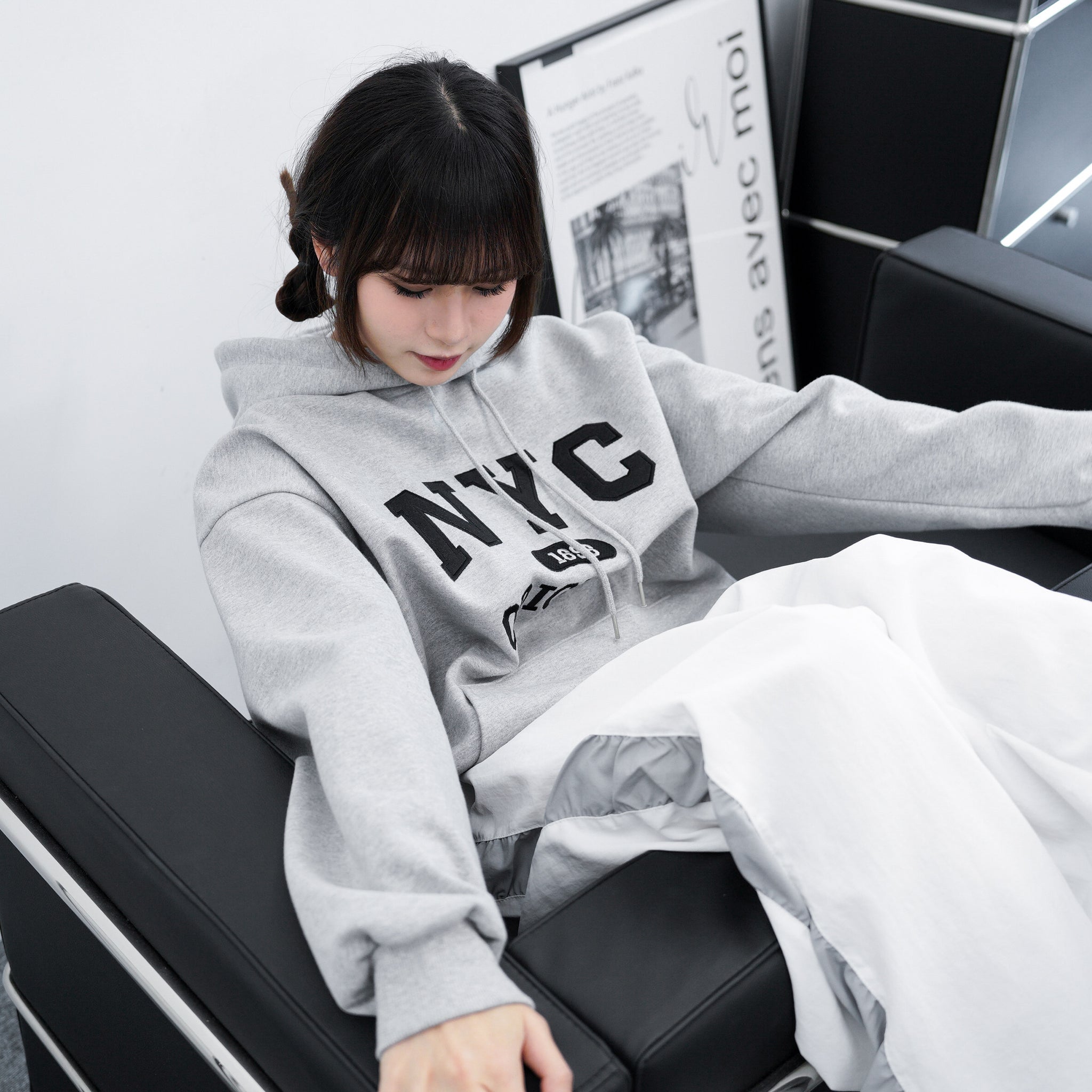 [UNISEX] SIDE SHIRRING NYLON BANDING PANTS/ 3色