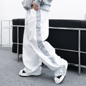 [UNISEX] SIDE SHIRRING NYLON BANDING PANTS/ 3色