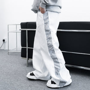[UNISEX] SIDE SHIRRING NYLON BANDING PANTS/ 3色