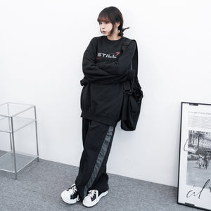 [UNISEX] SIDE SHIRRING NYLON BANDING PANTS/ 3色