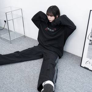 [UNISEX] SIDE SHIRRING NYLON BANDING PANTS/ 3色