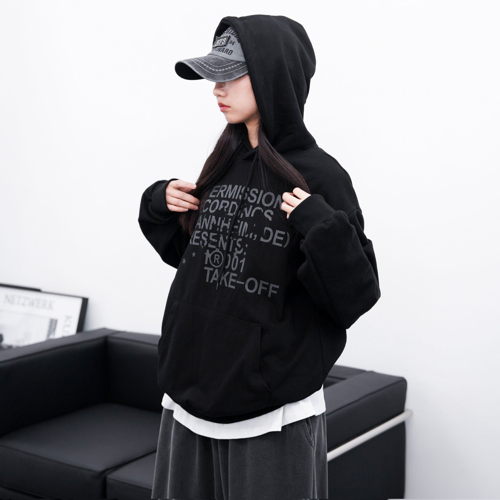 [UNISEX] Take Off Hoodie/ 3色