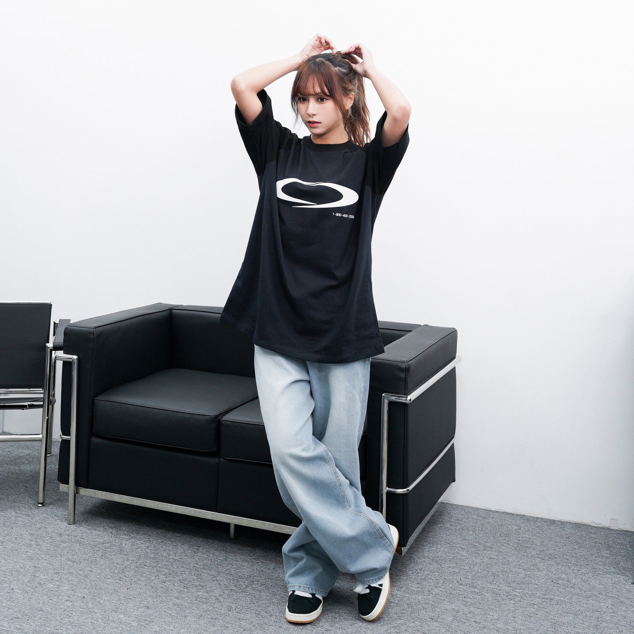 Routine High-waist Wide Denim Pants/ 2色