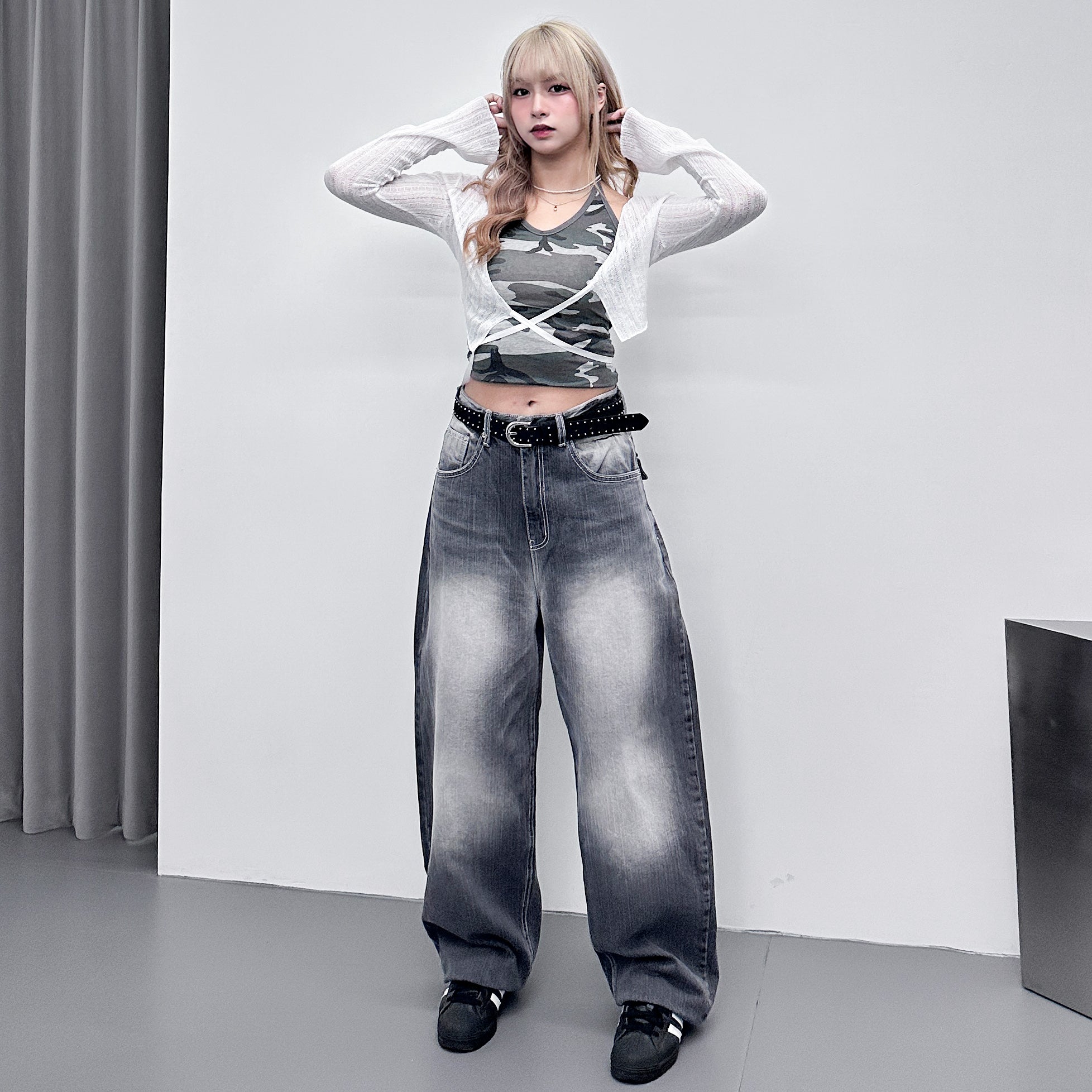 ELVA BACK POCKET DENIM PANTS/ 1色