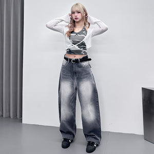 ELVA BACK POCKET DENIM PANTS/ 1色