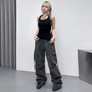 XOXO HALTER SLEEVELESS TOP/ 2色