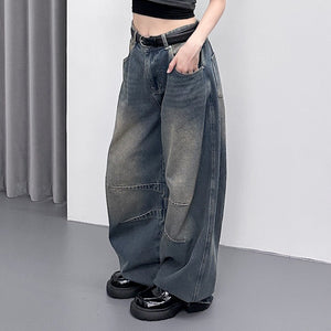 [UNISEX彎刀褲] VINTAGE SCIMITAR DENIM PANTS/ 2色