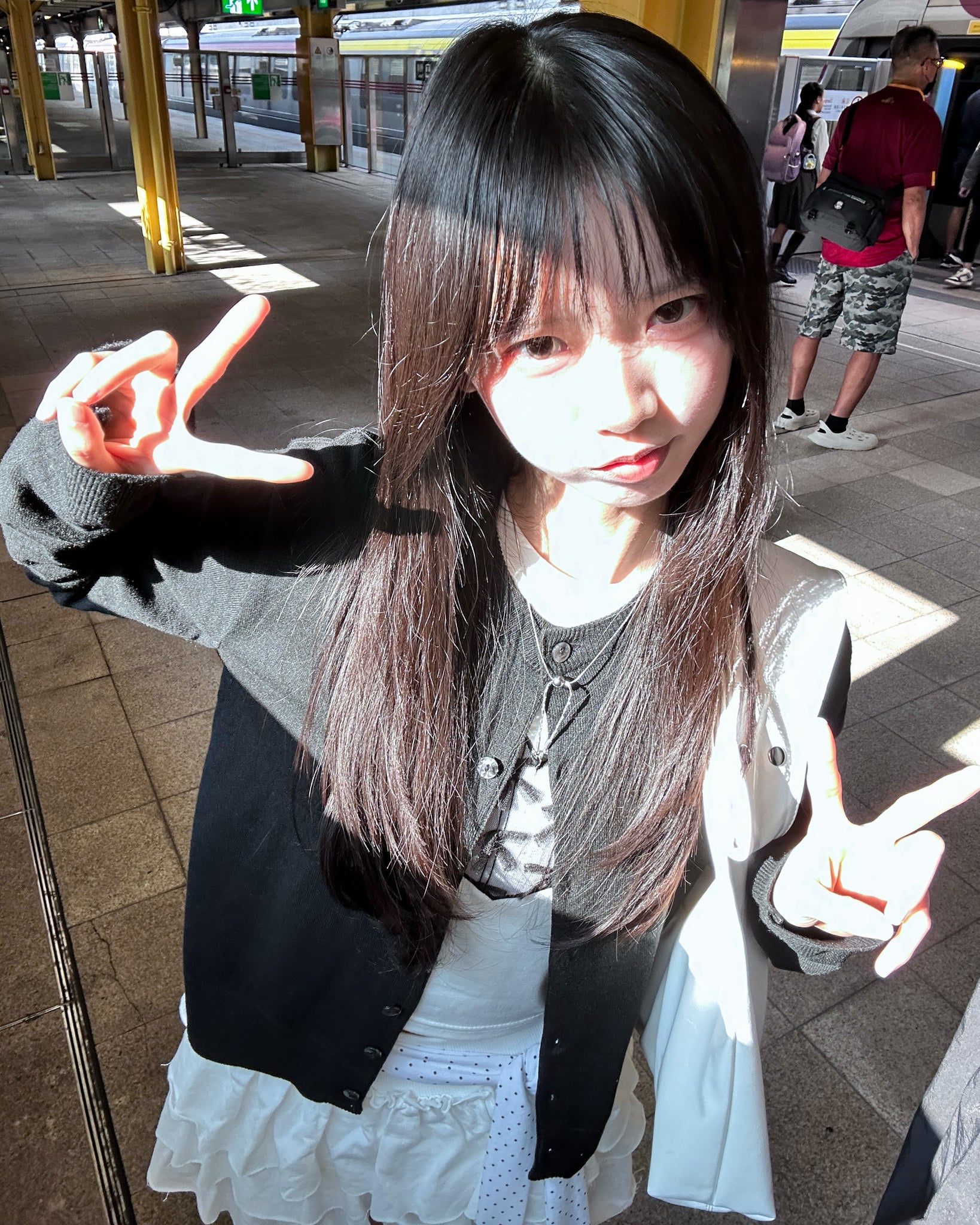 JULIA SEMI-CROP KNIT CARDIGAN/ 2色