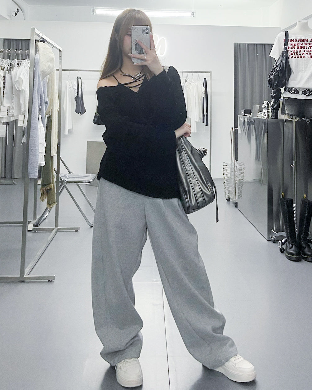 [2WAY] CANNY STRING KNITWEAR/ 3色