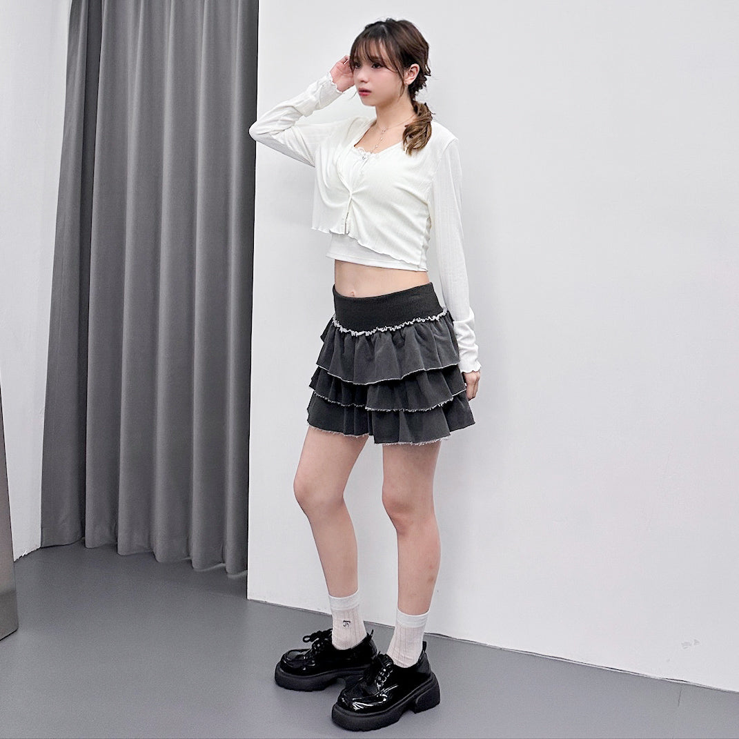 彈彈冰感木耳邊CARDIGAN/ 2色
