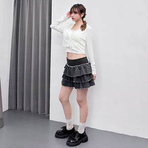 彈彈冰感木耳邊CARDIGAN/ 2色
