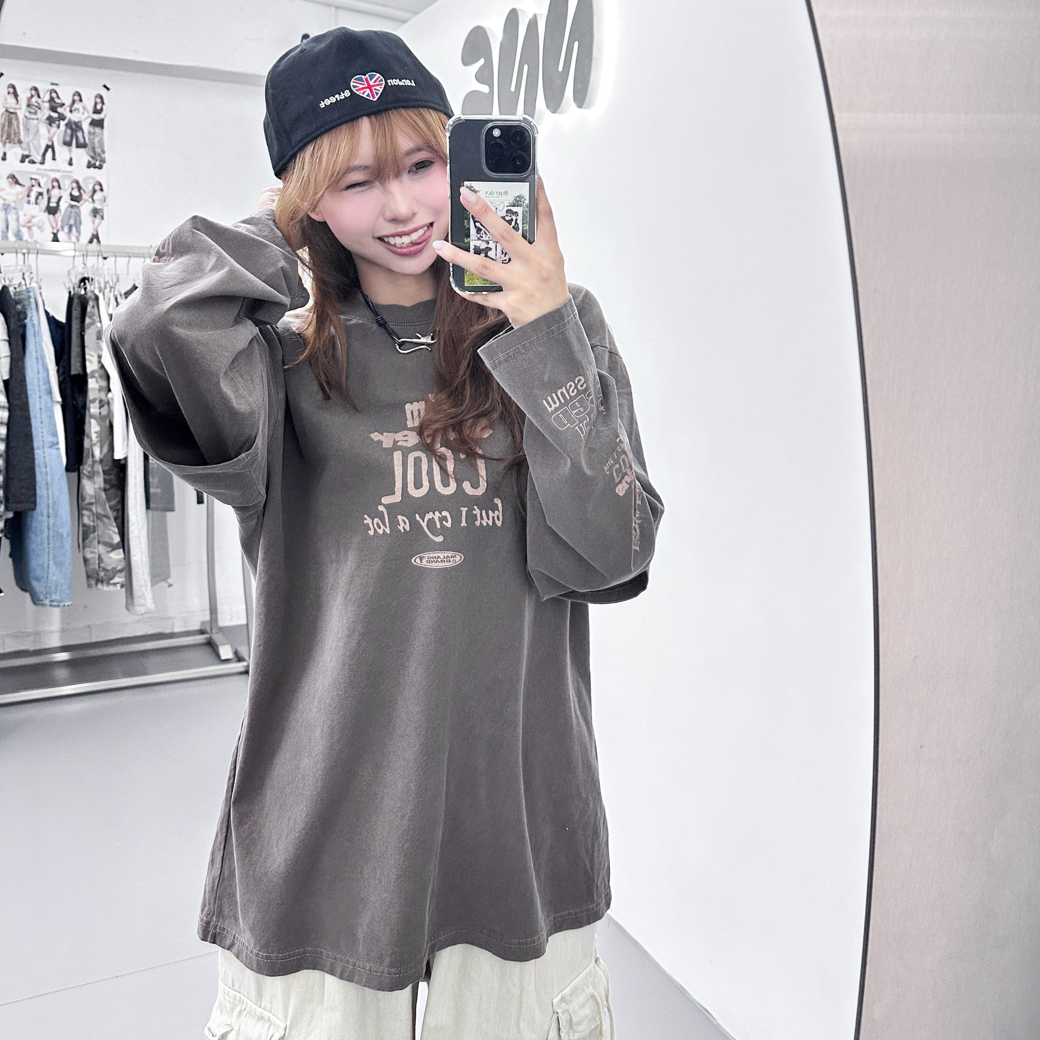 I LOVE LONDON FLAT BRIM CAP/ 2色