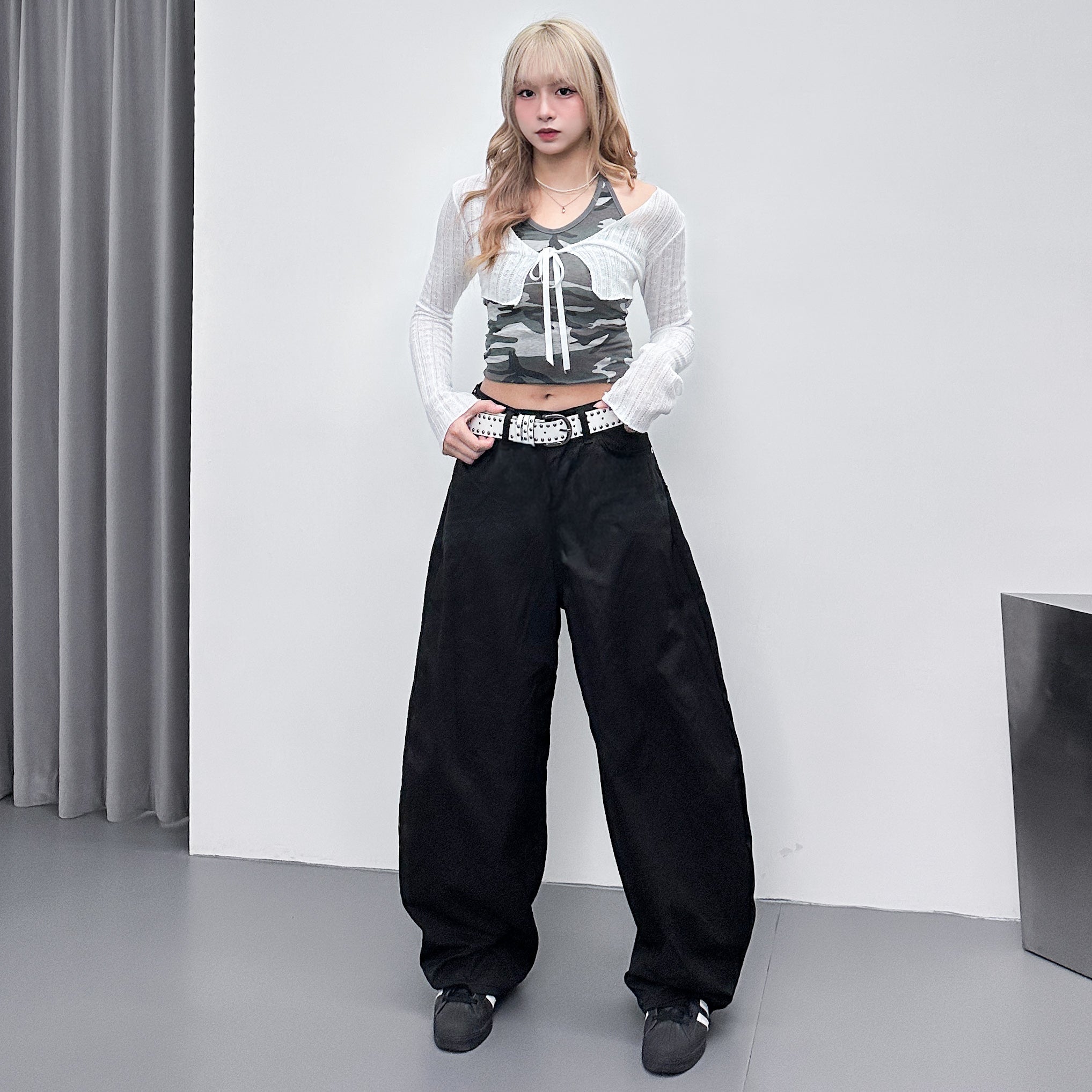 [可調節腰圍] BEST尼龍混棉! 超輕薄SCIMITAR PANTS/ 2色