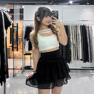 [HOT] 高質款! 2 RIBBONS CAMI TOP (Built-in Cap)/ 2色