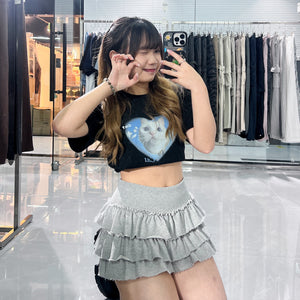 AVA RUFFLE MINI SKIRT PANTS/ 3色
