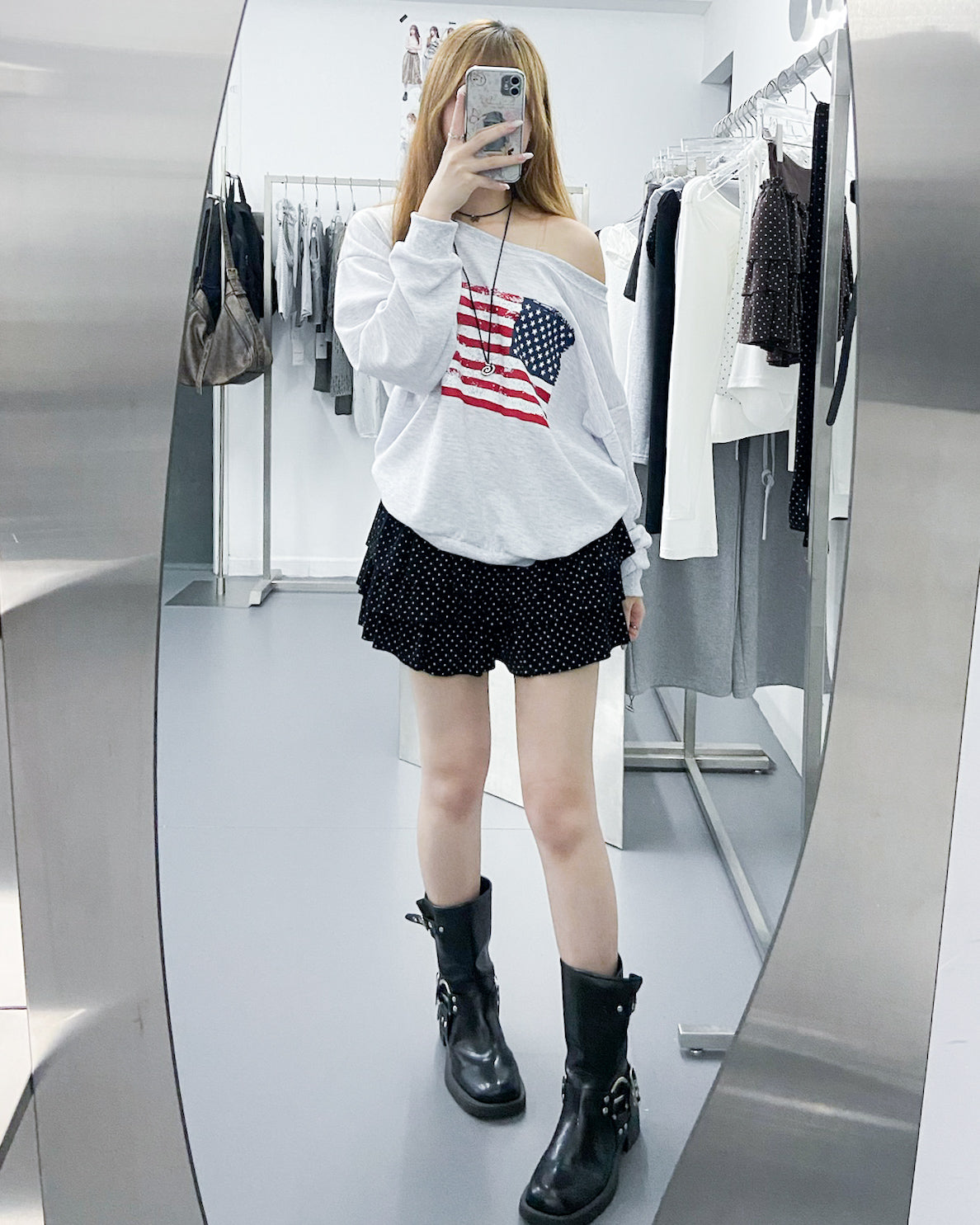 DOT DOT RUFFLE SKIRT PANTS/ 3色