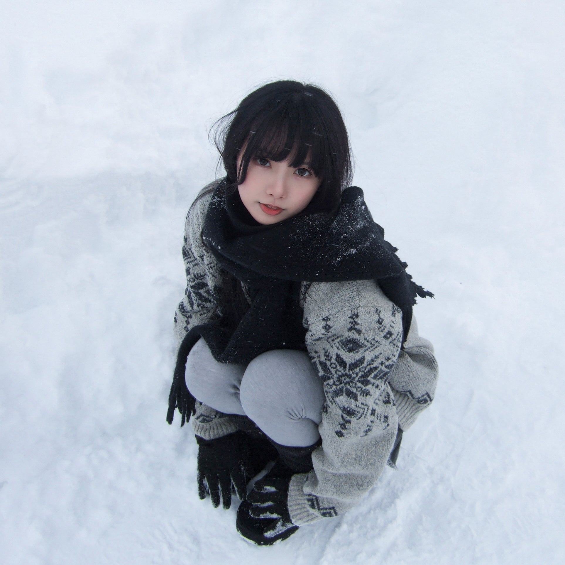 OTARU SNOWFLAKE KNIT/ 1色