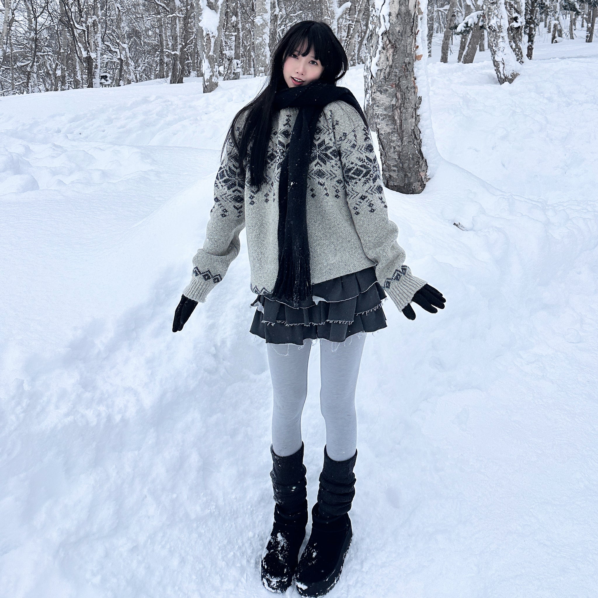 PIGMENT FRINGE RUFFLE SKIRT PANTS/ 2色
