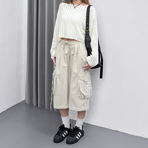 SUMMER ROUND NECK KNITWEAR/ 3色