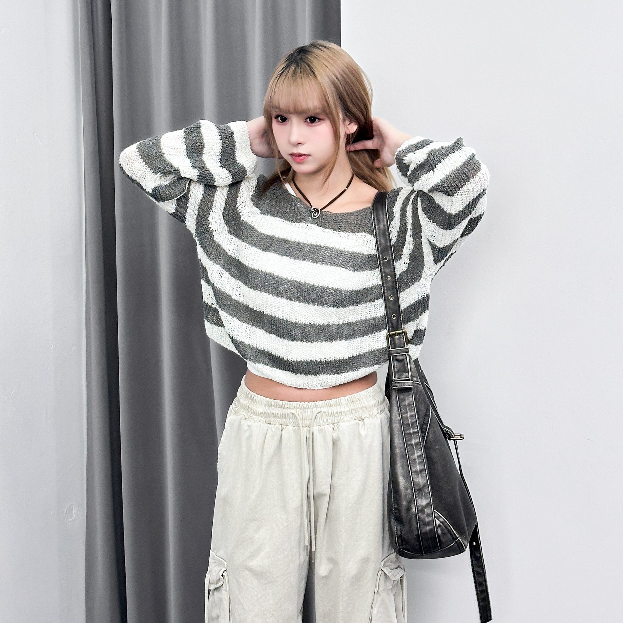 SUMMER STRIPE KNITWEAR/ 1色