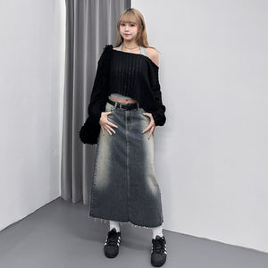 SUMMER ROUND NECK KNITWEAR/ 3色