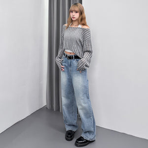 SUMMER ROUND NECK KNITWEAR/ 3色