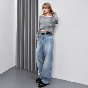 SUMMER ROUND NECK KNITWEAR/ 3色