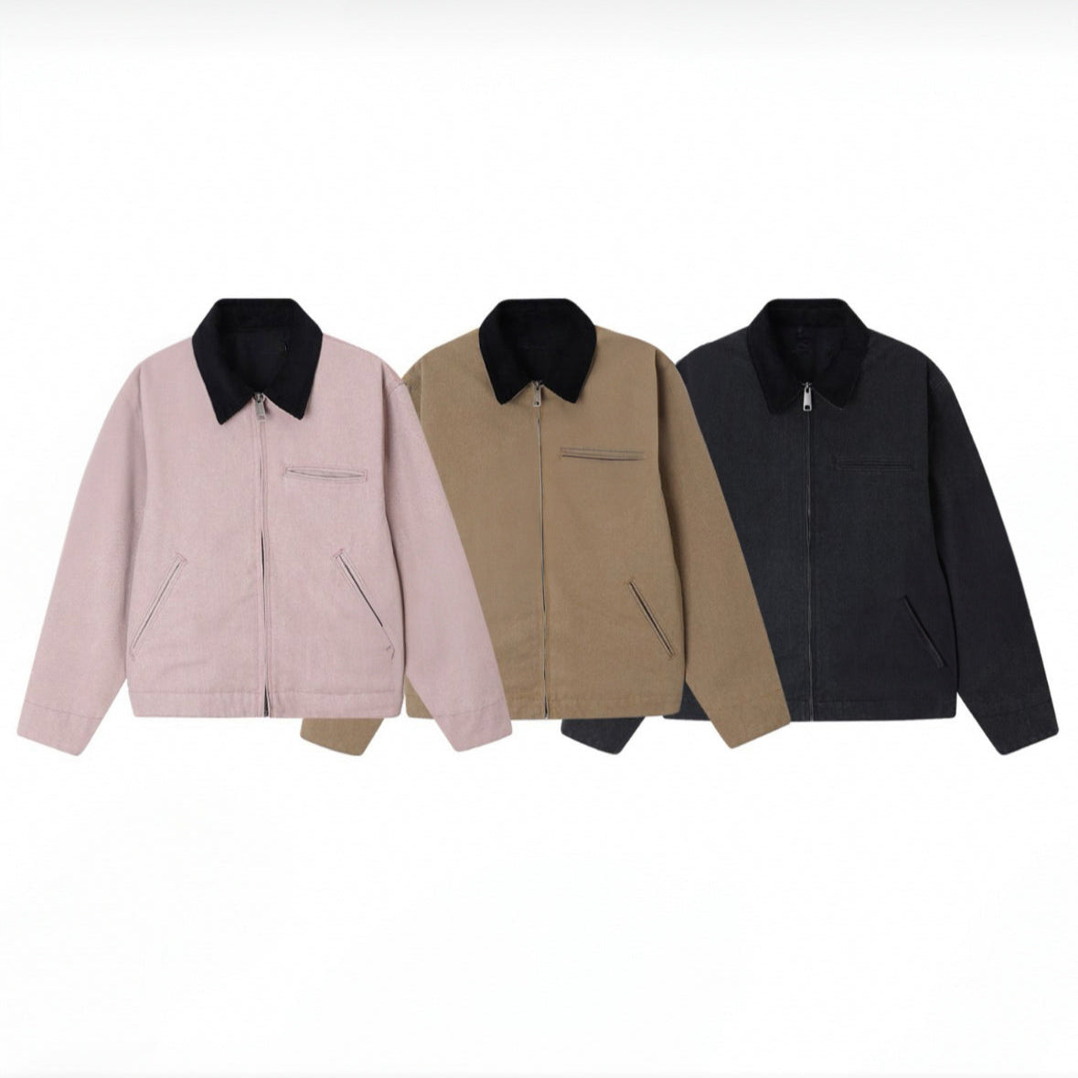 [短版&寬鬆版] UNISEX Detroit Work Jacket/ 3色