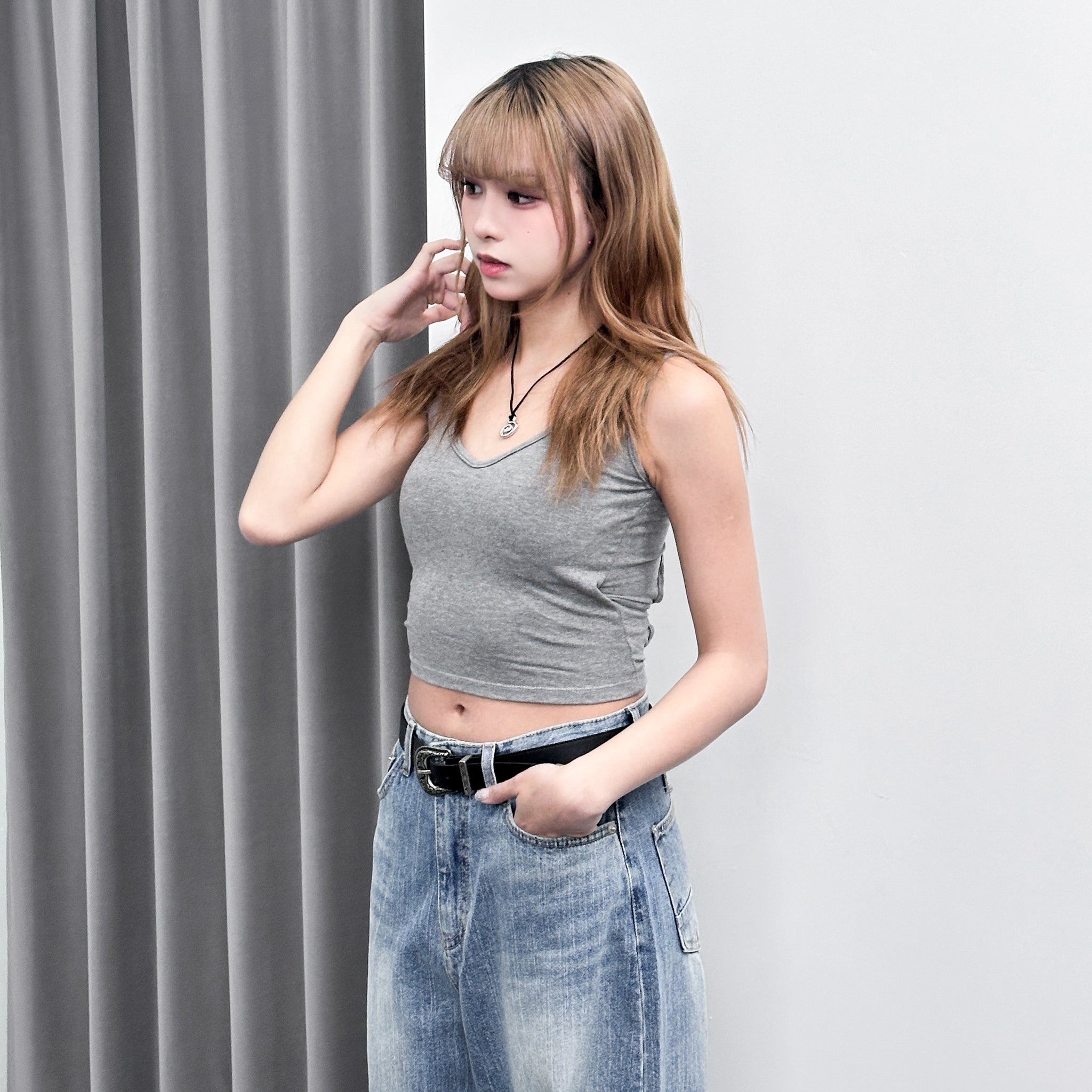 XOXO PADDED TANK TOP/ 2色