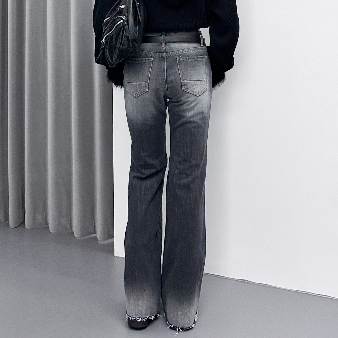 DAILY WASHING BOOTCUT JEANS/ 1色