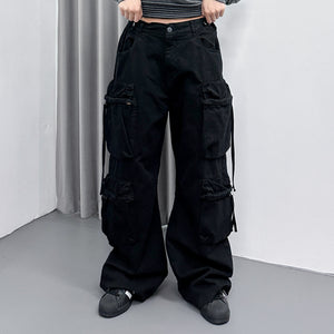 [UNISEX] 重磅3D POCKET WIDE PANTS/ 1色
