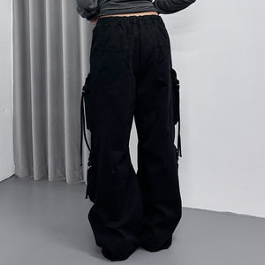[UNISEX] 重磅3D POCKET WIDE PANTS/ 1色