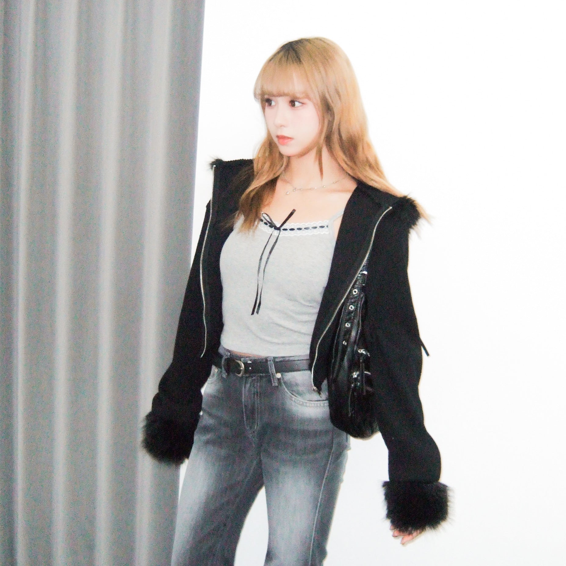 PADDED RIBBON CAMI TOP/ 3色