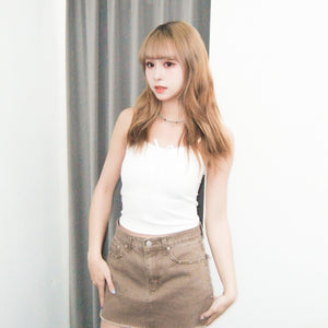 PADDED RIBBON CAMI TOP/ 3色