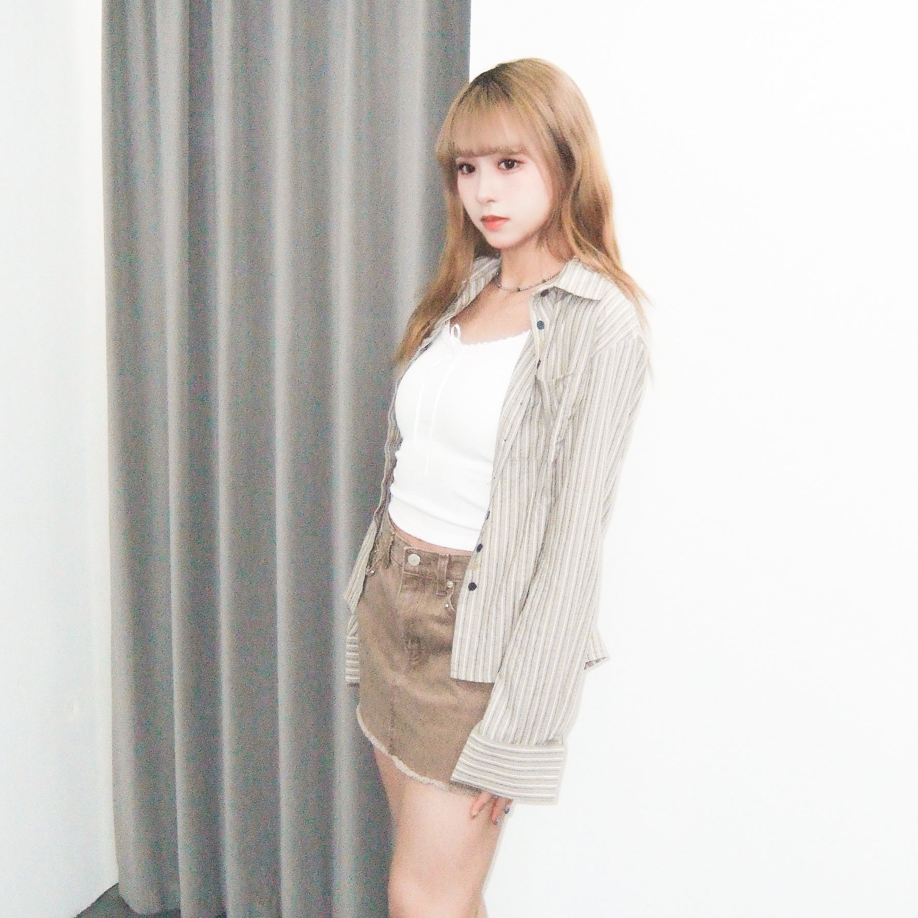 PADDED RIBBON CAMI TOP/ 3色