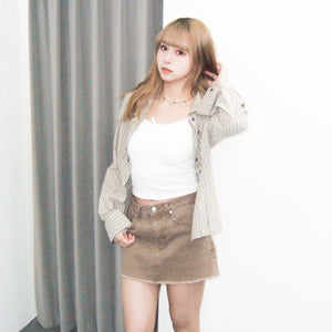 PADDED RIBBON CAMI TOP/ 3色