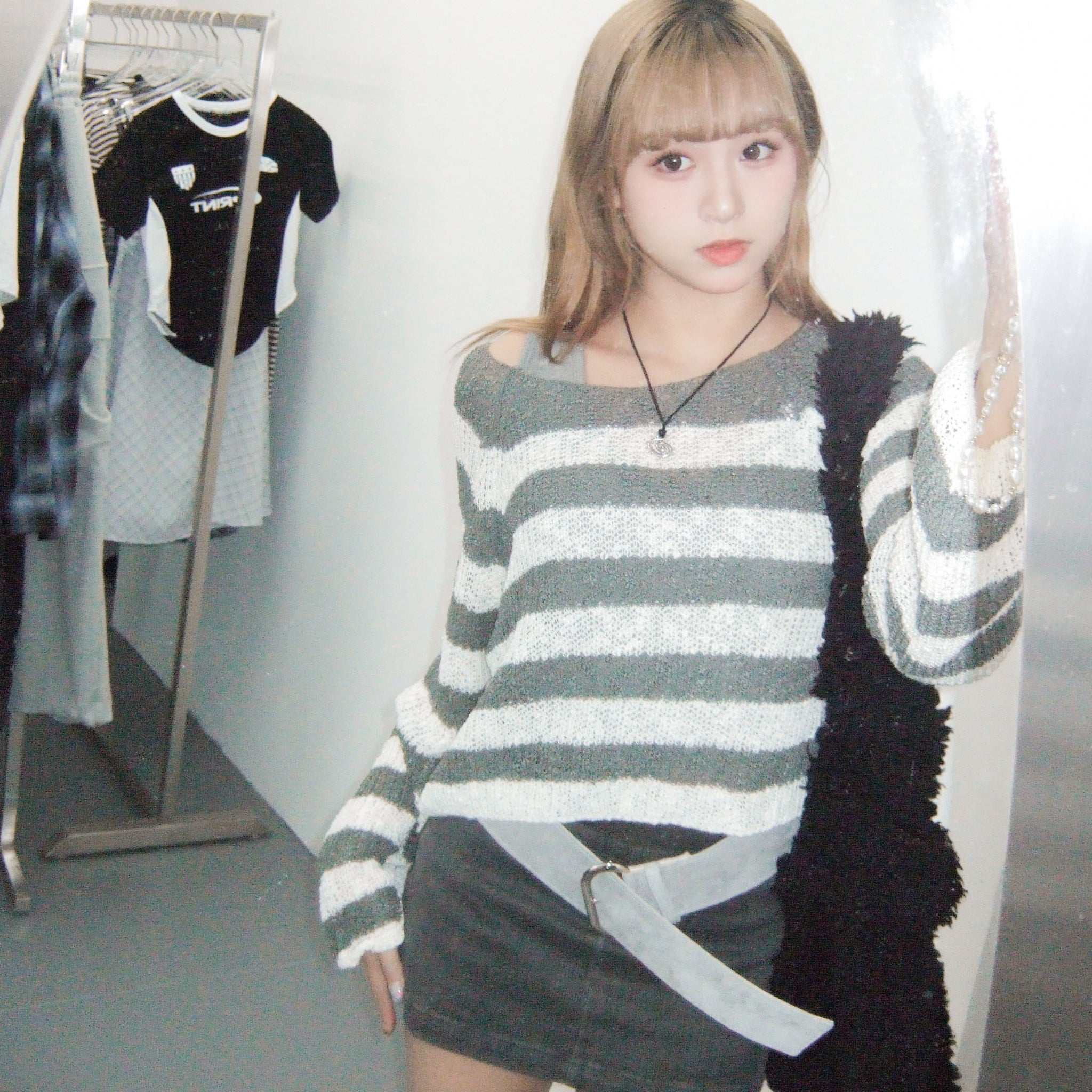 SUMMER STRIPE KNITWEAR/ 1色